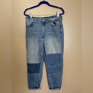 BDG Two-Tone Blue Straight Leg Pants